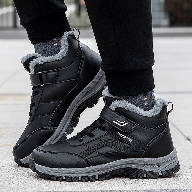 36-46 Пара Зимние Плюс Мягкие Теплые Ботинки Из Хлопка Зимние Ботинки Походная Обувь Обувь Для Пожилых Спортивная и Повседневная Обувь Из Хлопка
