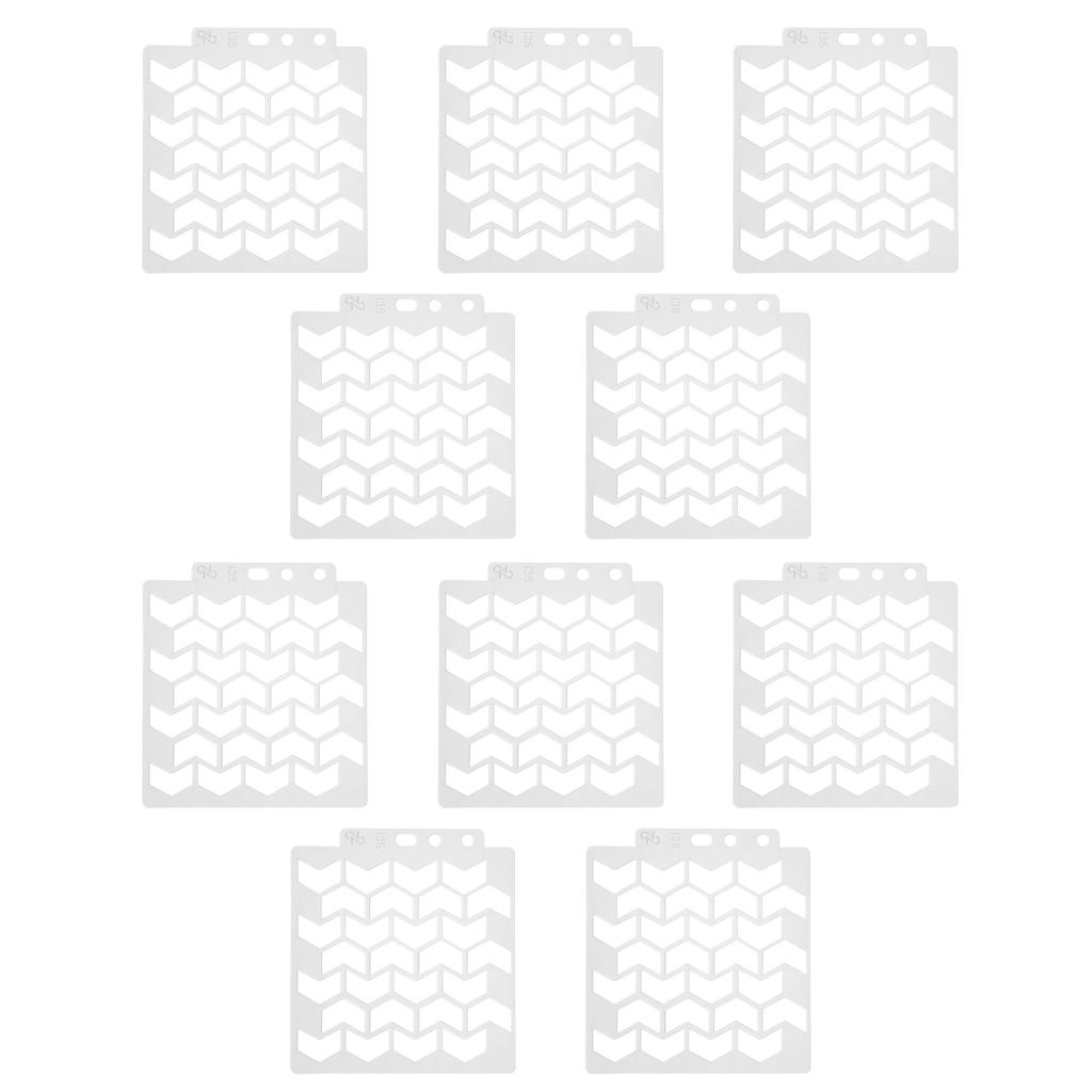 10Pcs Mandala Template Painting Drawing Stencils Reusable Scrapbook Making Mold Art Supply