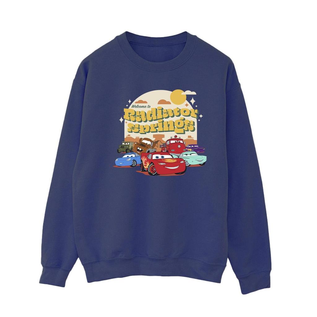 Disney Womens/Ladies Cars Radiator Springs Group Sweatshirt