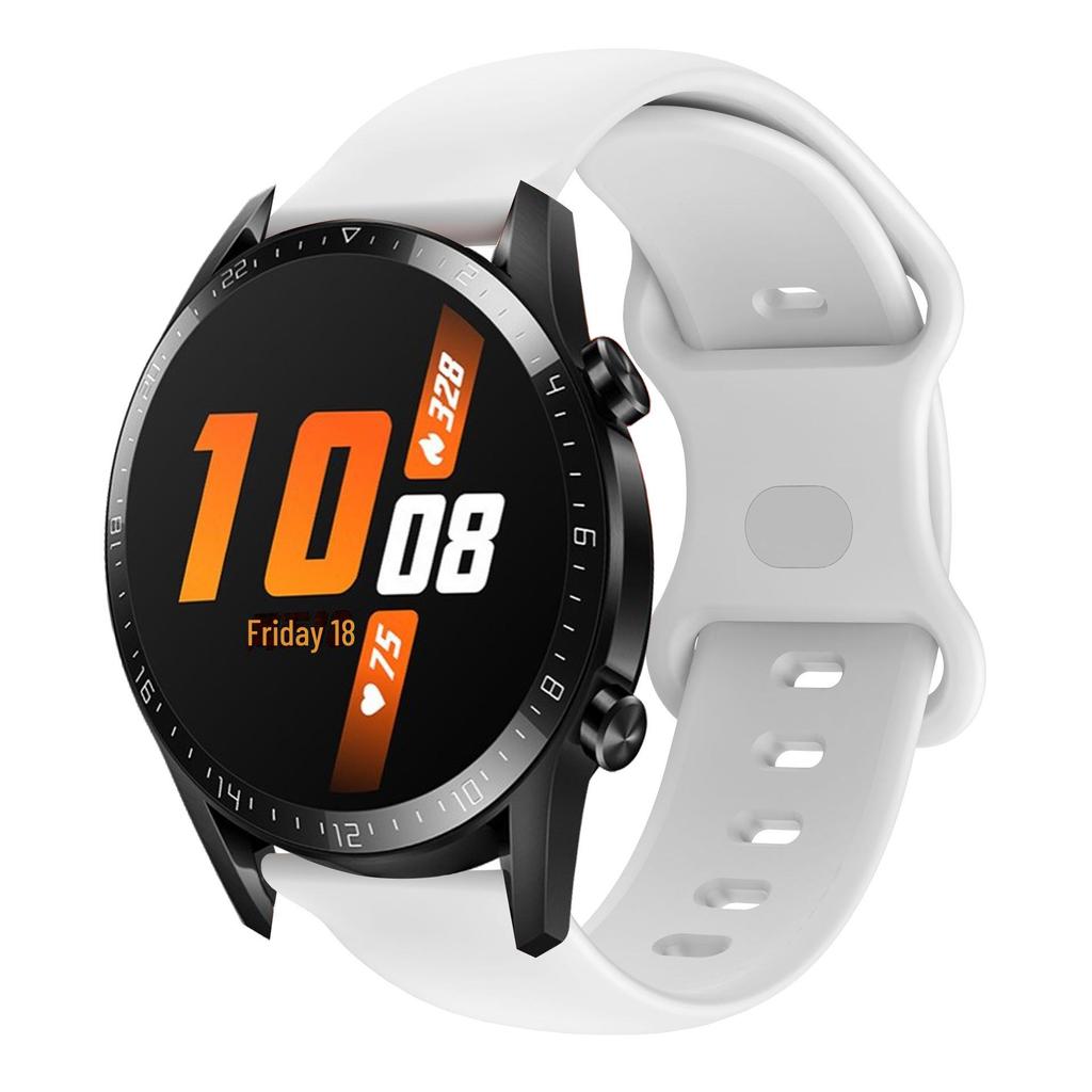 Силиконовый ремешок для Huawei GT2/GT3 Pro и Magic 20/22 мм с застежкой-бабочкой