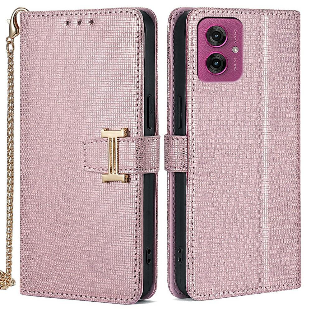 For Motorola Moto G55 5G Case Wallet Sequins Leather Crossbody Phone Cover
