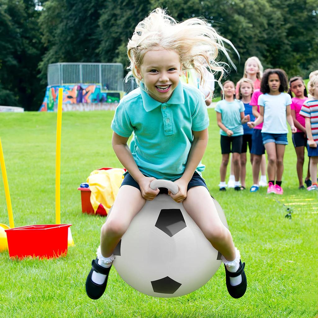 Надувной мяч-хоппер с ручками Мяч-хоп Мяч-кенгуру Надувной замок-замок Хоп-мяч для прыжков 45 см