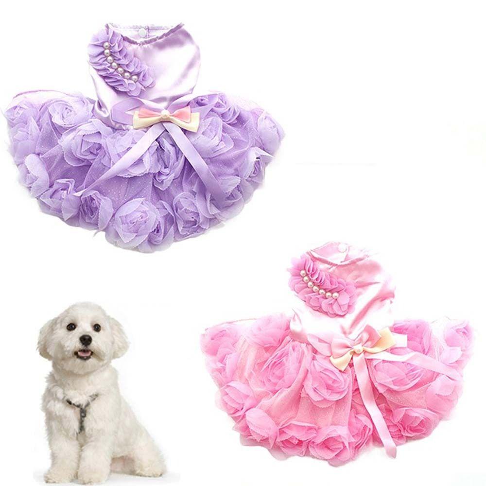 Medium Dogs Puppy Kitten Wedding Dress Chihuahua Puppy Clothes Dog Dress Pet Supplies Dog Skirts