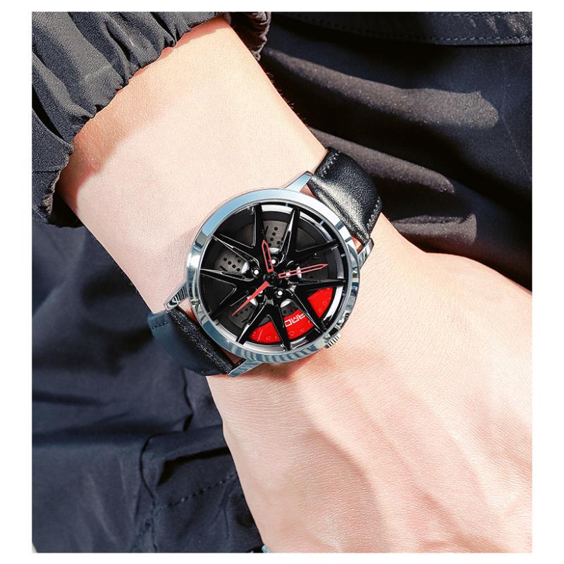 SANDA Новые автомобильные кварцевые часы для мальчиков, крутые мужские повседневные мужские электронные кварцевые часы с ремнем