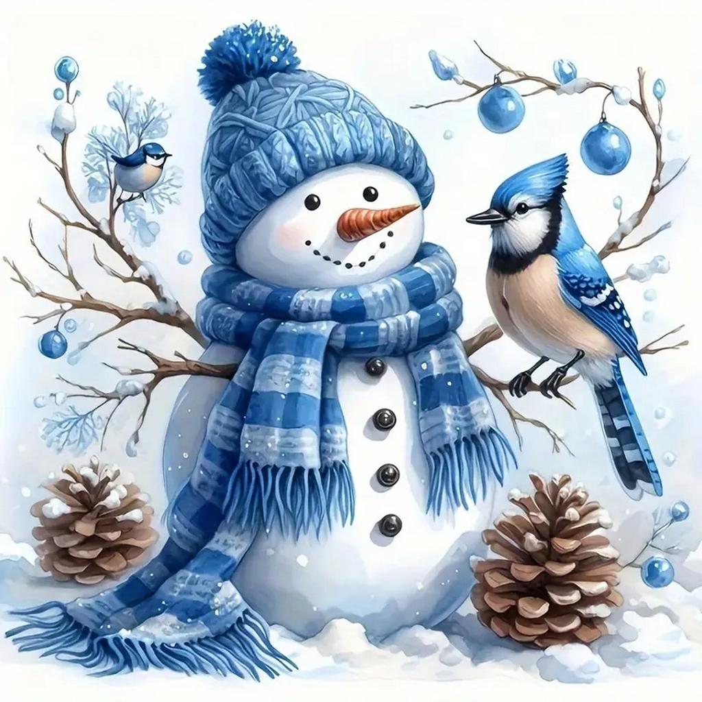 DIY Полная круглая алмазная картина вышивка крестом Счастливого Рождества Санта-Клаус Снеговик Домашнее украшение Искусство Алмазная живопись 5d Алмазная художественная живопись