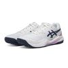 Asics Гель Dedicate 8 Нескользящие Низкие Теннисные Кроссовки Женские Бело-Синие Кроссовки 1042A235-104