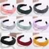 Knotted Headbands for Women Girls Simple Solid Color Hair Band Fashion Hair Hoop Hair Accessories for Women Hairband Handmade