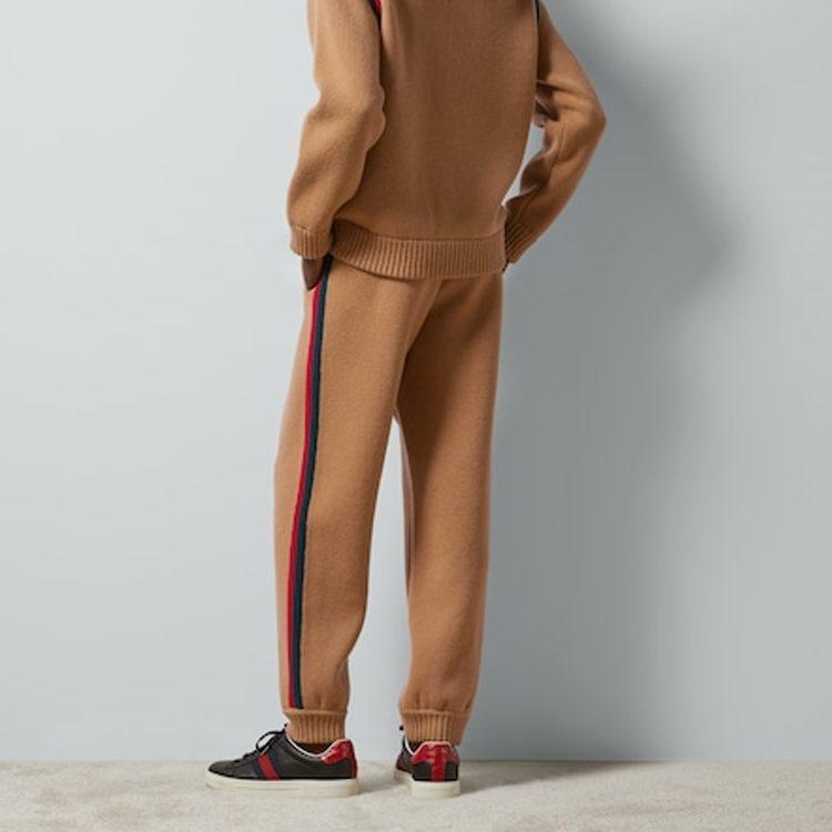 Gucci SS24 Повседневные брюки мужские Хаки 770195-XKDR3-8011