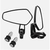 Зеркало на конце ручки мотоцикла 7/8 дюйма для Yamaha MT09 MT07 MT03 MT125 900 Tracer