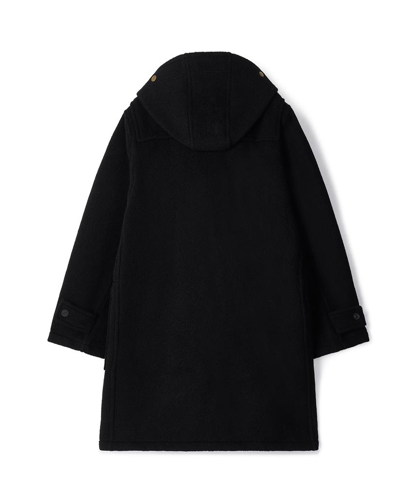 Montgomery Long Original Duffle Coat With Wooden - Black