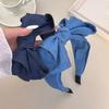 Big Bow Headband Korean Hair Accessories for Women Girl Band Scrunchies Popular New In Gift Yoga Kpop Sweet Leading Fashion Kpop
