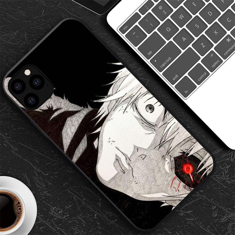 Чехол для телефона из японского аниме «Токийский гуль», Япония, обходительный чехол из ТПУ для iPhone XR X XS 11 12 13 Mini Pro Max 7 8 6 6S SE Back Fundas Coque