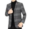 Пиджаки мужские облегающие британские клетчатые формальные пиджаки для вечеринок и свадеб деловые повседневные мужские пиджаки