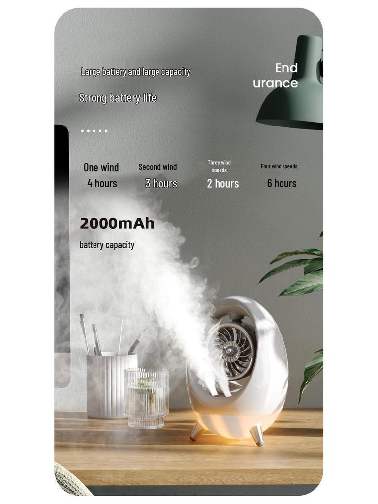 Мини двойной USB-кондиционер и увлажнитель воздуха для рабочего стола