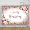 Happy Birthday Backdrop Banner Background Cloth Props Party Decorate