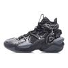 Li Ning Air Strike 6 Performance Comfortable High-Top Basketball Shoes Kids Basketball Shoes Black YKBR002-5