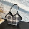 Сумка женская легкая роскошная новая модная клетчатая сумка через плечо повседневная универсальная ручная сумка-тоут