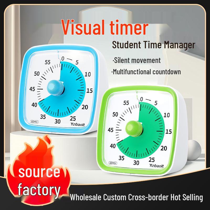 Kids' Visual Timer & Alarm Clock for Self-Discipline and Study