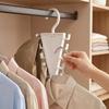 Space Saving V Shaped Hanger Rotatable Hat Rack Portable Multi Hook Organizer