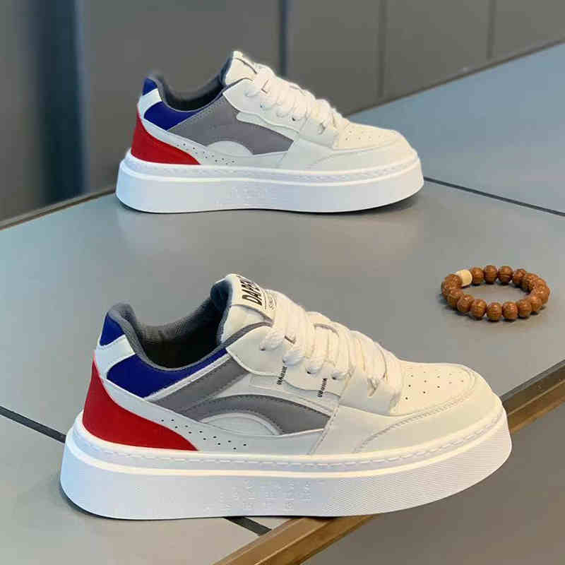 New Men's Classic Fashion Low Top Thick Sole Skateboarding Shoes Comfortable Soft Sole Basketball Sneakers