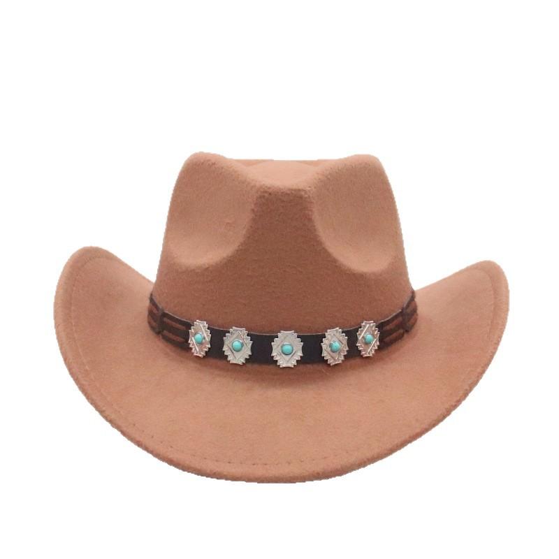 Vintage Ethnic Style British Panama Hat Hat With Hat Ring Clothing Hat Peach Heart Top Jazz Hat