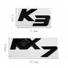 AAND1 Suitable for Kia K2 K3 K43 K5 KX7 logo, rear logo, car sticker, metal black modification