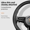 Подходит для Porsche Ультратонкая Дышащая Кожаная Накладка на Руль Подходит для Casenne 996 Macan 957 Volante Boxster 986 718 Alcantara 997