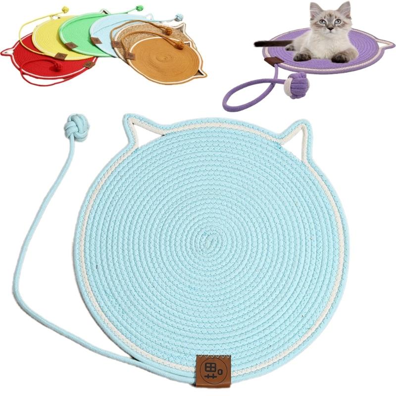 Reversible Cats Scratcher Mat Durability Indoor Grinding Claws Cats Training Toy for Cats Playtimes