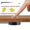 Penetrable Wooden Partition Hand Sweep Dimmer DC 12V-24V 5V Touch Dimmer Switch  Wardrobe Light