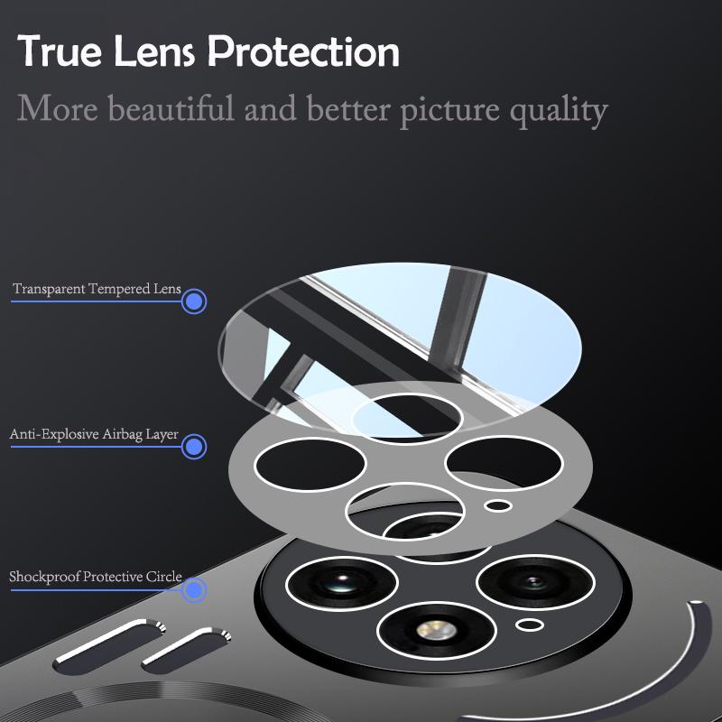 Жесткий металлический чехол для отвода тепла с магнитной беспроводной зарядкой для OnePlus 13 13R 12 One Plus 13 Крутой защитный чехол на заднюю панель