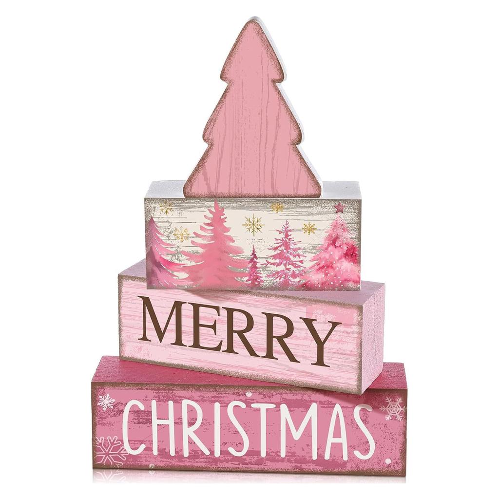 4Pcs Football Table Decorations Football Tiered Tray Decor Sport Game Centerpiece Sign Decorative Rugby Stack Block Gift for Fans Club Tailgate