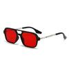 New Vintage Metal Square Sunglasses For Women Men Brand Black Rectangle Cool Sunglasses Polygon Sun Glasses For Male Female