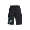Kids Logo Print Straight Leg Shorts Kids Shorts Charcoal-Gray 1373525-002