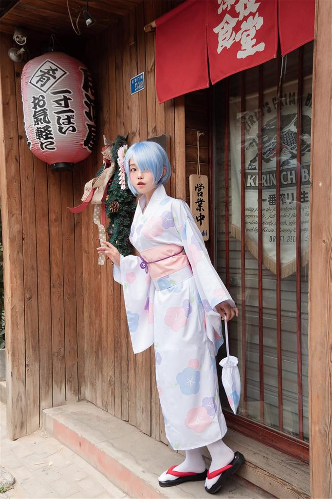 Юката Милая Цветочная Японская Лента Ретро Японская Одежда [XuanXuan] Женский Комплект Из 2-х Частей, Платье, Узор, Стиль, Узел, Белый, Косплей, Женский, Тонкий,