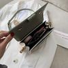 Модная контрастная кожаная сумка через плечо для женщин, дизайнерская кожаная сумка через плечо, модная сумка-мессенджер с клапаном