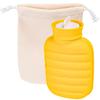 Miyake Chemical (TP-miyake) Yellow, Approx. 1L Silicone Hot Water Bottle, Microwave Only, 441432