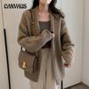 Autumn and Winter Women's Sweater Loose Outer Wear Solid Color Lazy Wind Gentle Wind Sweater Cardigan Knitwear Tops