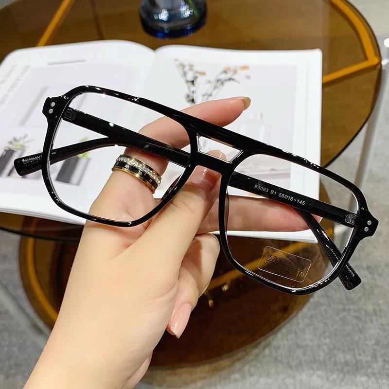 Transparent Computer Eyeglasses Frames Female Male Anti- Blue Lightweight square Eyewear Blocking Eyeglasses Optical Spectacle Eyeglass