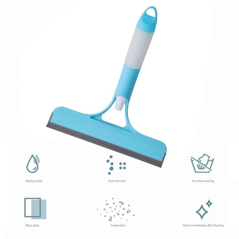 3-в-1 Стеклоочиститель Многофункциональная двусторонняя высокая губка для мытья окон с лейкой для автомобилей Ванная комната Кухня