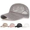 New Solid Color Casual Visor Sun Protection Cap Hollow Mesh Cap Summer Women's Hat Baseball Cap