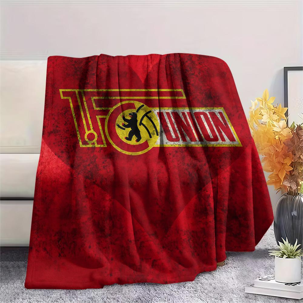 1.FC Union Berlin Flannel Blanket, High quality Comfortable for All Seasons, Home Decor, Warmth and Comfort