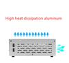 For MINI-ITX Computer Case Chassis Aluminum Home Theater AC-DC HTPC Computer Box