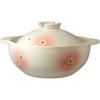 Living Kasumi Hana Earthenware Pot, Size 9, 32.5cm, Serves 4-5, High Rim, No Overflow