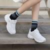 (WMNS) Женские кроссовки Skechers D'Lite-Looking Glass 'White Grey' 11959-WHT