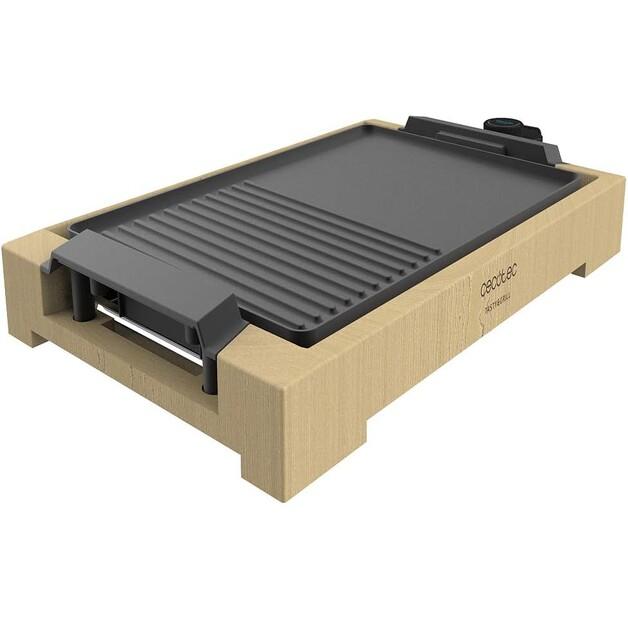 Electric Grill Cecotec Tasty & Grill 2000 Bamboo Black (03058)