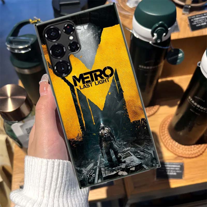 Metro 2033 Чехлы Чехол для телефона для Samsung Galaxy S26 Ultra S25 Edge S24 S23 FE S21 Plus S20 S22 Чехол ТПУ Капа Оболочка Ударопрочный Pa