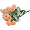 1 Bouquet Simulation Rose No Watering Vivid Ornamental Bright Color Artificial Flowers Home Beautification