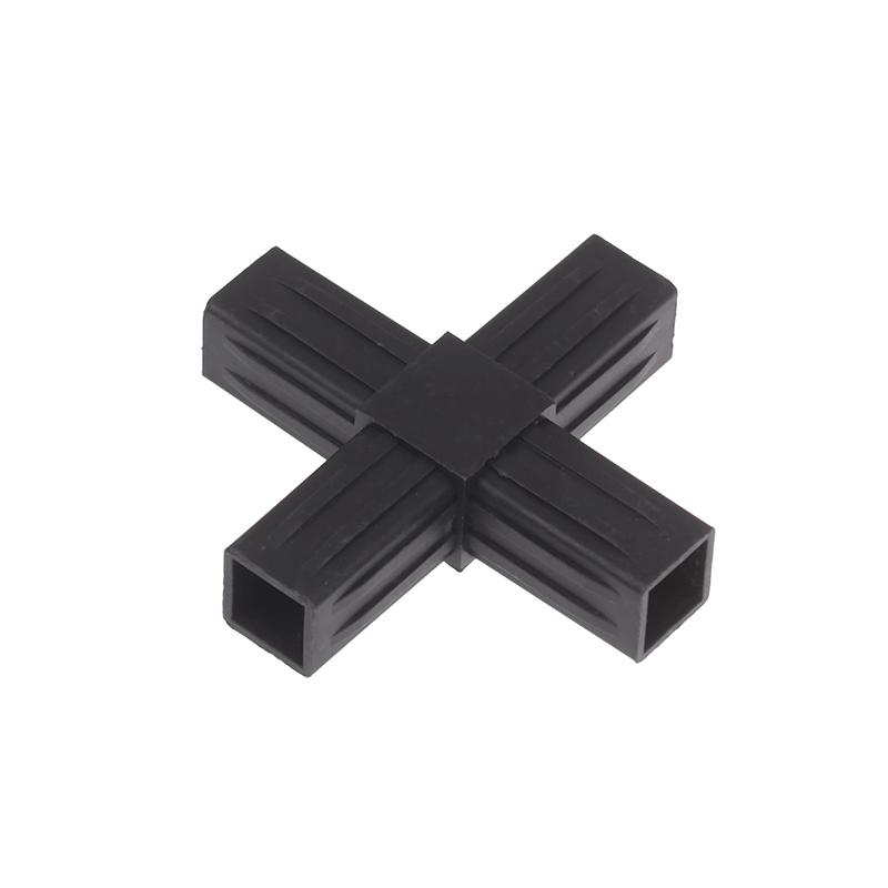 1/5 шт. 20 мм 2/3/4-/5-ходовые угловые фитинги для квадратной трубы 20x20, шестигранные проходные пластиковые фитинги, соединитель ABS