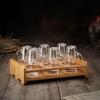 Chinese Crystal Glass Baijiu Drinkware Set