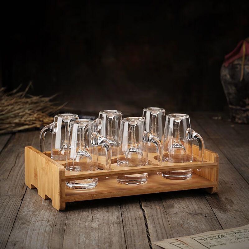 Chinese Crystal Glass Baijiu Drinkware Set